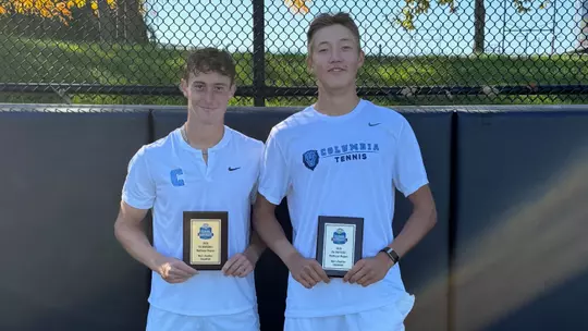 Andrew Ena/Damir Zhalgasbay Doubles champions at ITA Northeast Regionals