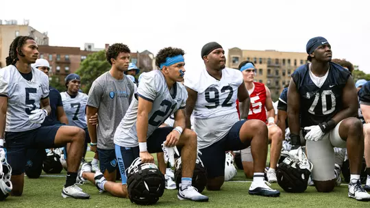Columbia football began its 2026 training camp on Saturday, August 22, 2026 at Robert K. Kraft Field at Wien Stadium
