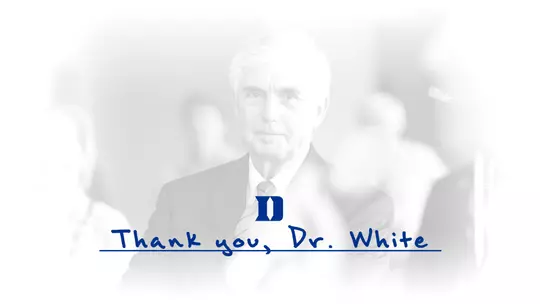 A Tribute to Dr. White