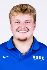 Duke football 2026 headshot for Caleb Dorris.