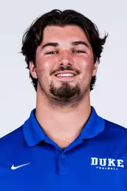 Duke football 2026 headshot for Roman Fina.