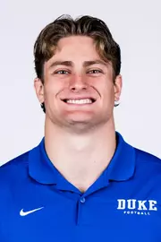 Duke football 2026 headshot for Jeremiah Hasley.