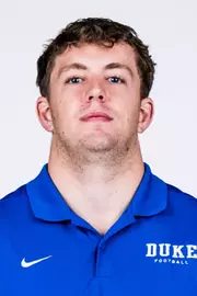 Duke football 2026 headshot for Tommy Rupley.