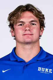 Duke football 2026 headshot for Elliott Schaper.