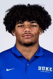 Duke football 2026 headshot for Nate Sheppard.