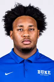 Duke football 2026 headshot for Semaj Turner.