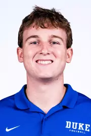 The 2026 Duke football headshot for long snapper Jack Ronilo.
