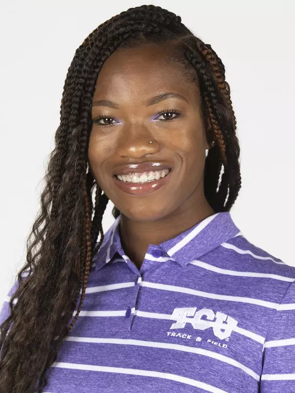 TCU Track and Field Kennedy Crawford photographed in Fort Worth, Texas on September 30, 2019. (Photo/Sharon Ellman)