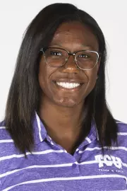 TCU Track and Field Asiah Fields photographed in Fort Worth, Texas on September 30, 2019. (Photo/Sharon Ellman)