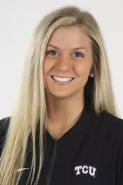 TCU Swimming & Diving Sydney Olsen photographed in Fort Worth, Texas on August 23, 2019. (Photo/Sharon Ellman)