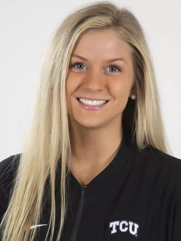 TCU Swimming & Diving Sydney Olsen photographed in Fort Worth, Texas on August 23, 2019. (Photo/Sharon Ellman)