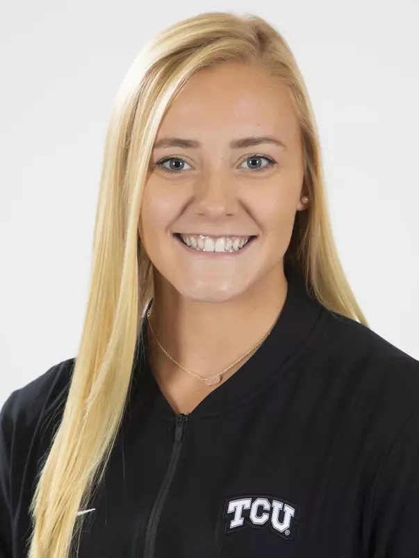TCU Swimming & Diving Madie Sandberg photographed in Fort Worth, Texas on August 23, 2019. (Photo/Sharon Ellman)