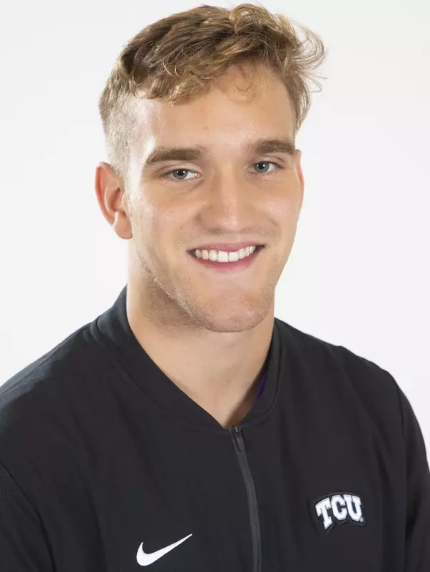 TCU Swimming & Diving Charles Millette photographed in Fort Worth, Texas on August 24, 2019. (Photo/Sharon Ellman)