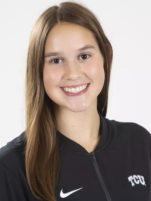 TCU Swimming & Diving Zoe Woods photographed in Fort Worth, Texas on August 24, 2019. (Photo/Sharon Ellman)