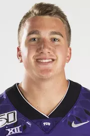 Texas Christian University Football #17 Matthew Downing photographed at TCU in Fort Worth, Texas on July 24, 2019. (Photo/Sharon Ellman) TCU Football Contact Mark Cohen m.cohen@tcu.edu