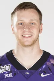 TCU Football #18 Matthew Baldwin photographed in Fort Worth, Texas on August 5, 2019. (Photo/Sharon Ellman)