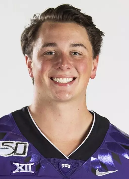 Texas Christian University Football #19 Grant Beucler photographed at TCU in Fort Worth, Texas on July 24, 2019. (Photo/Sharon Ellman)    TCU Football Contact Mark Cohen m.cohen@tcu.edu