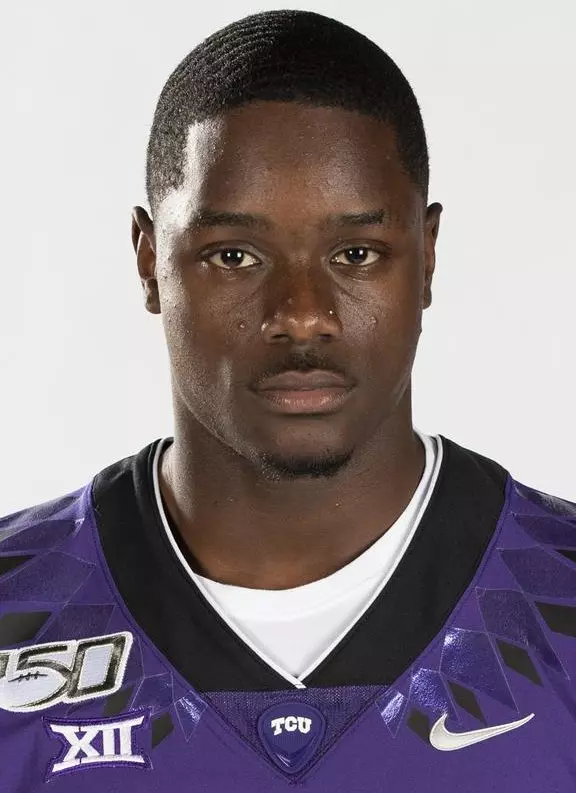 Texas Christian University Football # Kee'yon Stewart photographed at TCU in Fort Worth, Texas on July 24, 2019. (Photo/Sharon Ellman) TCU Football Contact Mark Cohen m.cohen@tcu.edu