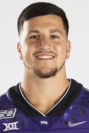 Texas Christian University Football #30 Garret Wallow photographed at TCU in Fort Worth, Texas on July 24, 2019. (Photo/Sharon Ellman)    TCU Football Contact Mark Cohen m.cohen@tcu.edu
