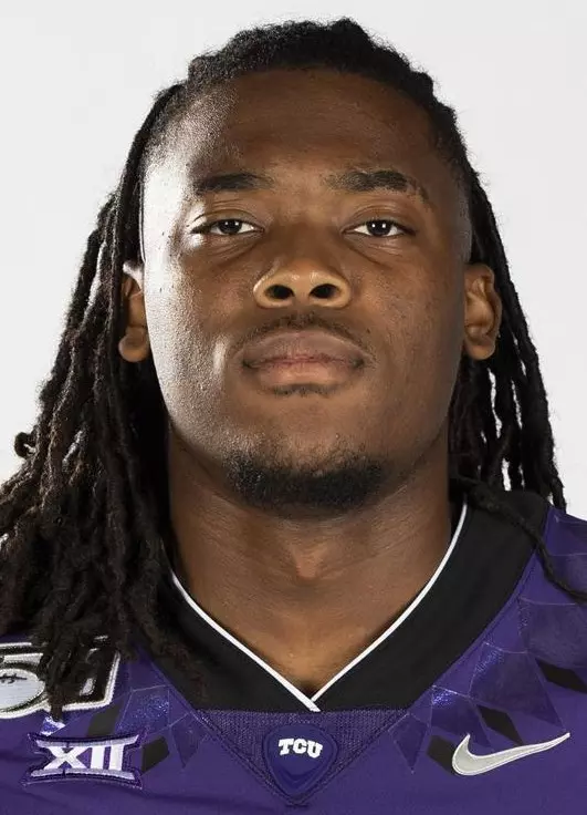 Texas Christian University Football #32 Ochaun Mathis photographed at TCU in Fort Worth, Texas on July 24, 2019. (Photo/Sharon Ellman) TCU Football Contact Mark Cohen m.cohen@tcu.edu