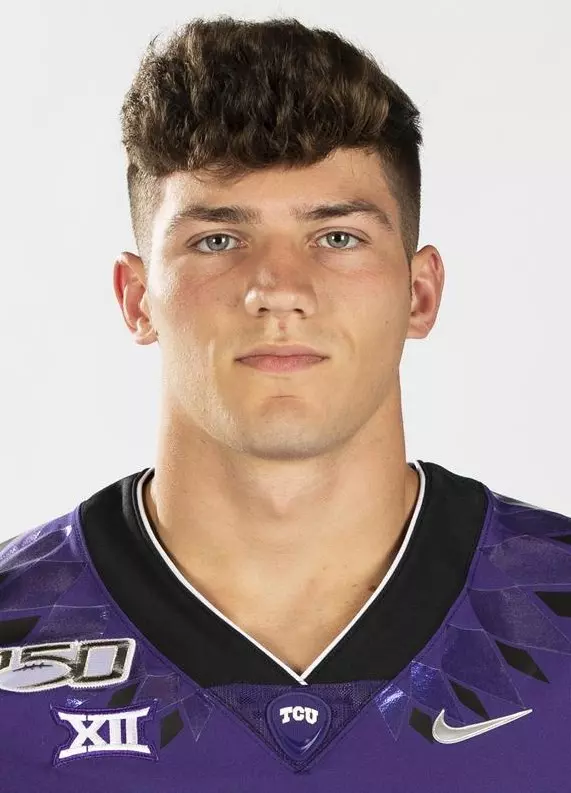 Texas Christian University Football #34 Zach Marcheselli photographed at TCU in Fort Worth, Texas on July 24, 2019. (Photo/Sharon Ellman)    TCU Football Contact Mark Cohen m.cohen@tcu.edu