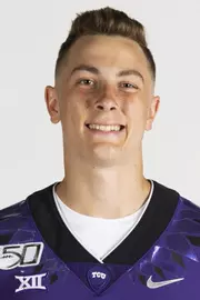 Texas Christian University Football #37 Travis Carpenter photographed at TCU in Fort Worth, Texas on July 24, 2019. (Photo/Sharon Ellman) TCU Football Contact Mark Cohen m.cohen@tcu.edu