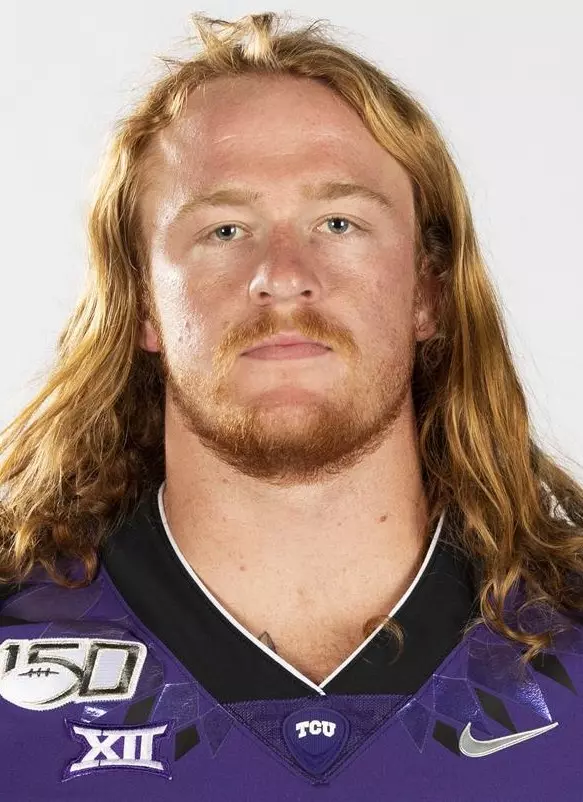 Texas Christian University Football #40 Parker Workman photographed at TCU in Fort Worth, Texas on July 24, 2019. (Photo/Sharon Ellman)    TCU Football Contact Mark Cohen m.cohen@tcu.edu