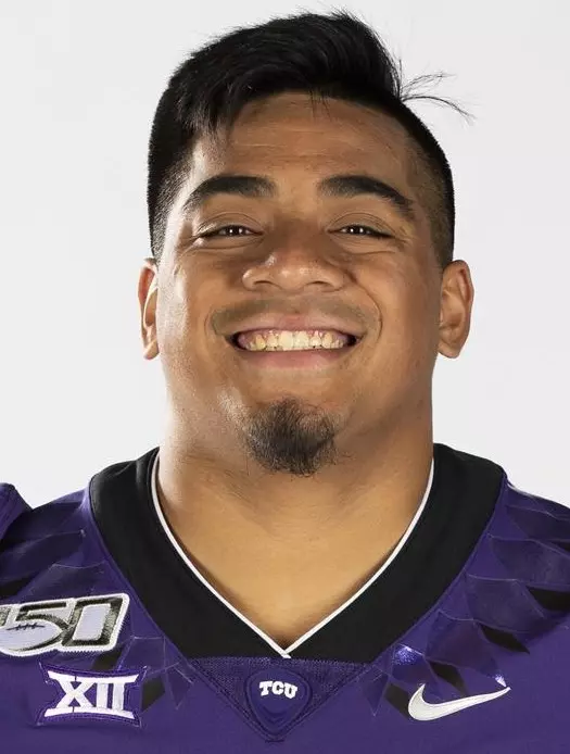 Texas Christian University Football #43 Izaih Filikitonga photographed at TCU in Fort Worth, Texas on July 24, 2019. (Photo/Sharon Ellman) TCU Football Contact Mark Cohen m.cohen@tcu.edu