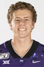 Texas Christian University Football #43 Maxwell Finch photographed at TCU in Fort Worth, Texas on July 24, 2019. (Photo/Sharon Ellman) TCU Football Contact Mark Cohen m.cohen@tcu.edu