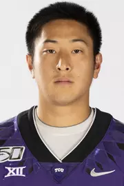 Texas Christian University Football #46 Jonathan Song photographed at TCU in Fort Worth, Texas on July 24, 2019. (Photo/Sharon Ellman) TCU Football Contact Mark Cohen m.cohen@tcu.edu