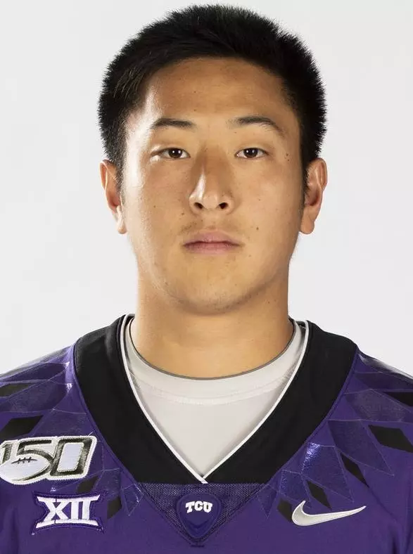 Texas Christian University Football #46 Jonathan Song photographed at TCU in Fort Worth, Texas on July 24, 2019. (Photo/Sharon Ellman) TCU Football Contact Mark Cohen m.cohen@tcu.edu
