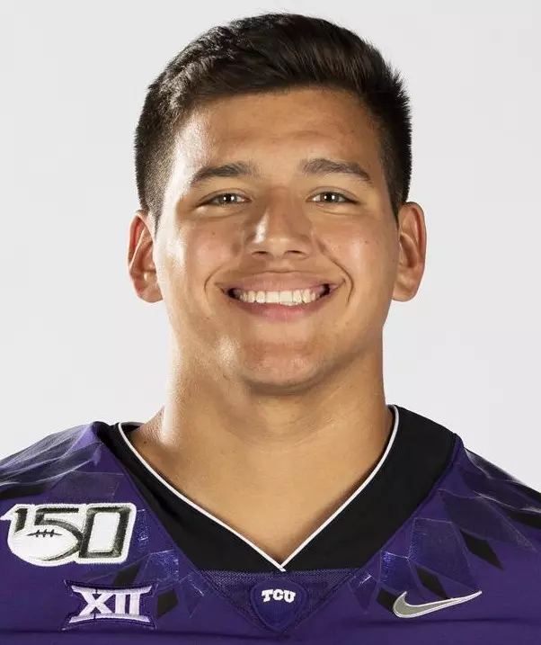 Texas Christian University Football #49 Antonio Ortiz photographed at TCU in Fort Worth, Texas on July 24, 2019. (Photo/Sharon Ellman)    TCU Football Contact Mark Cohen m.cohen@tcu.edu