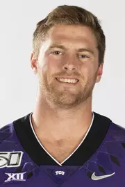 Texas Christian University Football #50 Donovan Cahill photographed at TCU in Fort Worth, Texas on July 24, 2019. (Photo/Sharon Ellman) TCU Football Contact Mark Cohen m.cohen@tcu.edu
