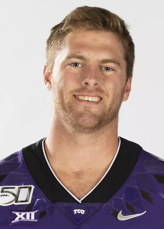 Texas Christian University Football #50 Donovan Cahill photographed at TCU in Fort Worth, Texas on July 24, 2019. (Photo/Sharon Ellman) TCU Football Contact Mark Cohen m.cohen@tcu.edu