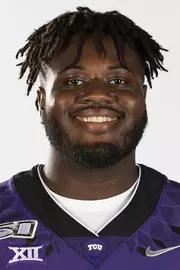 Texas Christian University Football #55 Kellton Hollins photographed at TCU in Fort Worth, Texas on July 24, 2019. (Photo/Sharon Ellman) TCU Football Contact Mark Cohen m.cohen@tcu.edu