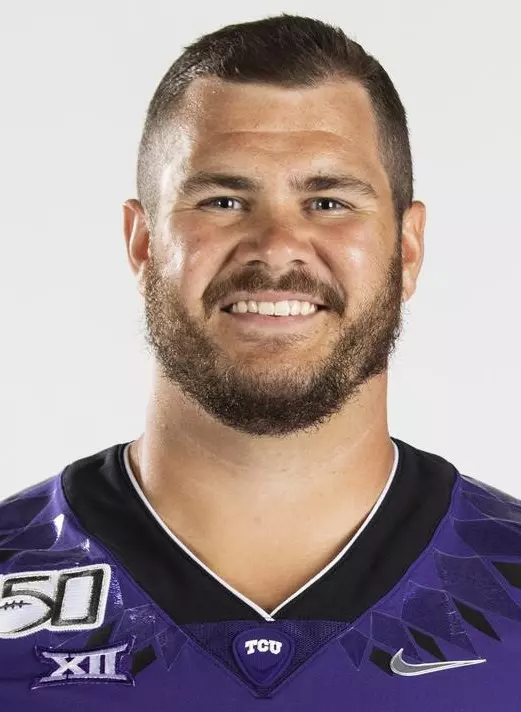 Texas Christian University Football #60 Nate Guyton photographed at TCU in Fort Worth, Texas on July 24, 2019. (Photo/Sharon Ellman) TCU Football Contact Mark Cohen m.cohen@tcu.edu
