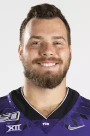 Texas Christian University Football #66 Ian Burnette photographed at TCU in Fort Worth, Texas on July 24, 2019. (Photo/Sharon Ellman) TCU Football Contact Mark Cohen m.cohen@tcu.edu