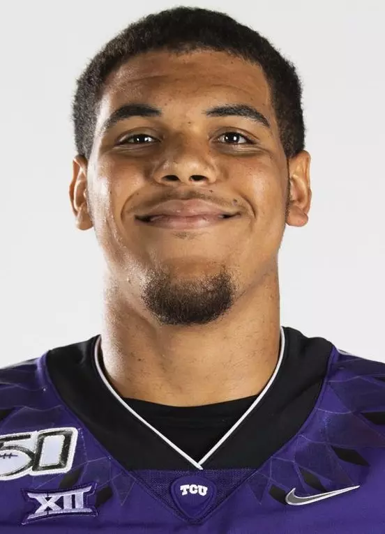 Texas Christian University Football #68 Anthony McKinney photographed at TCU in Fort Worth, Texas on July 24, 2019. (Photo/Sharon Ellman) TCU Football Contact Mark Cohen m.cohen@tcu.edu