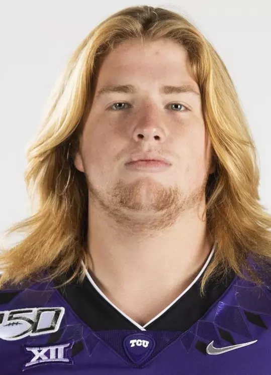 Texas Christian University Football #72 Kris Dike photographed at TCU in Fort Worth, Texas on July 24, 2019. (Photo/Sharon Ellman)    TCU Football Contact Mark Cohen m.cohen@tcu.edu