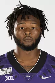 Texas Christian University Football #80 Al'Dontre Davis photographed at TCU in Fort Worth, Texas on July 24, 2019. (Photo/Sharon Ellman) TCU Football Contact Mark Cohen m.cohen@tcu.edu