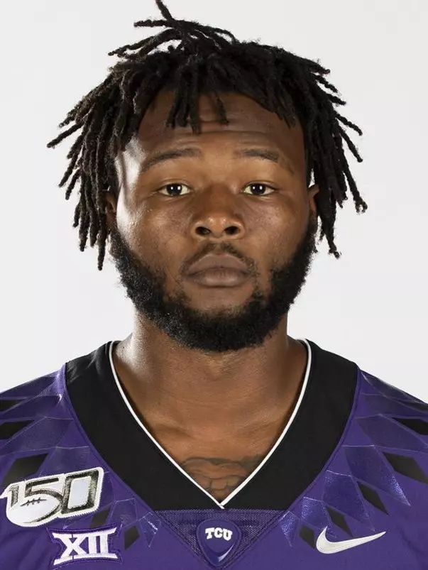 Texas Christian University Football #80 Al'Dontre Davis photographed at TCU in Fort Worth, Texas on July 24, 2019. (Photo/Sharon Ellman) TCU Football Contact Mark Cohen m.cohen@tcu.edu