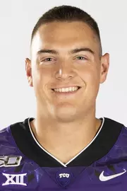 Texas Christian University Football #84 Dominic DiNunzio photographed at TCU in Fort Worth, Texas on July 24, 2019. (Photo/Sharon Ellman) TCU Football Contact Mark Cohen m.cohen@tcu.edu