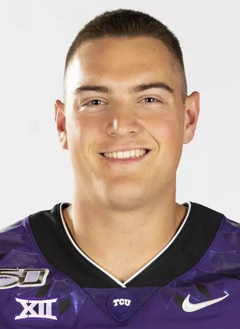 Texas Christian University Football #84 Dominic DiNunzio photographed at TCU in Fort Worth, Texas on July 24, 2019. (Photo/Sharon Ellman)    TCU Football Contact Mark Cohen m.cohen@tcu.edu