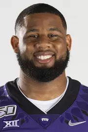 Texas Christian University Football #90 Ross Blacklock photographed at TCU in Fort Worth, Texas on July 24, 2019. (Photo/Sharon Ellman) TCU Football Contact Mark Cohen m.cohen@tcu.edu