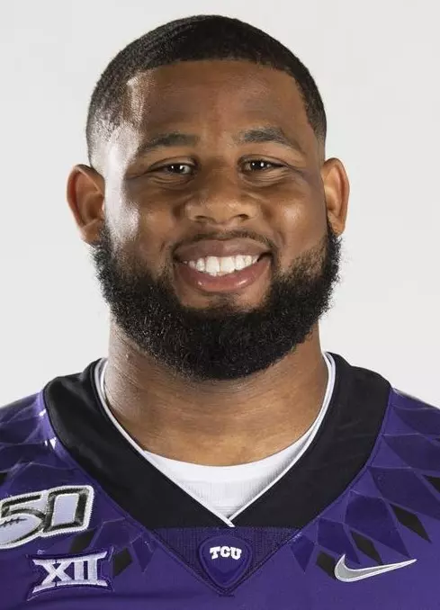 Texas Christian University Football #90 Ross Blacklock photographed at TCU in Fort Worth, Texas on July 24, 2019. (Photo/Sharon Ellman) TCU Football Contact Mark Cohen m.cohen@tcu.edu
