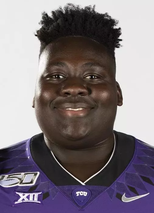 Texas Christian University Football #92 Benedict Brafi photographed at TCU in Fort Worth, Texas on July 24, 2019. (Photo/Sharon Ellman) TCU Football Contact Mark Cohen m.cohen@tcu.edu