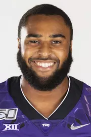 TCU Football #97 Christian Alpplewhite photographed in Fort Worth Texas on August 1, 2019. (Photo/Sharon Ellman)