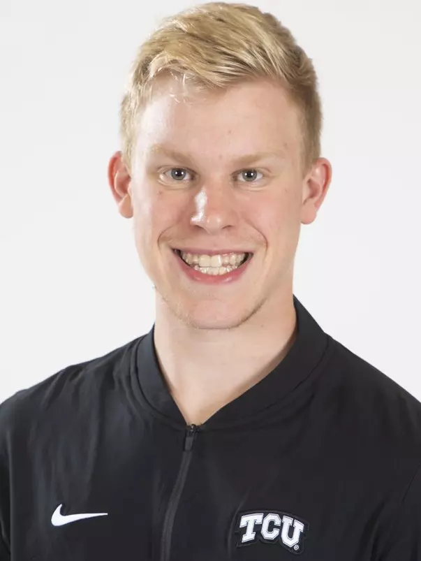 TCU Swimming & Diving Andrew Rattray photographed in Fort Worth, Texas on August 24, 2019. (Photo/Sharon Ellman)