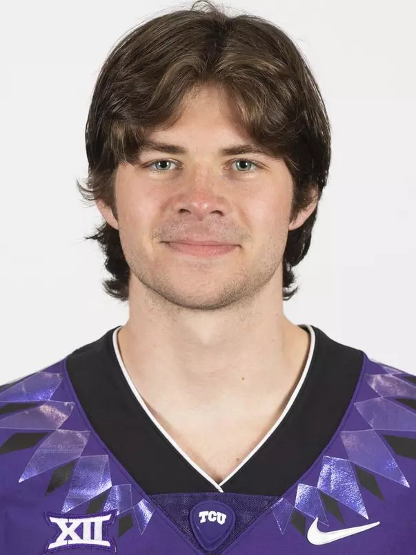 TCU Football Derek Certo photographed in Fort Worth, Texas on February 13, 2020. (Photo/Sharon Ellman)