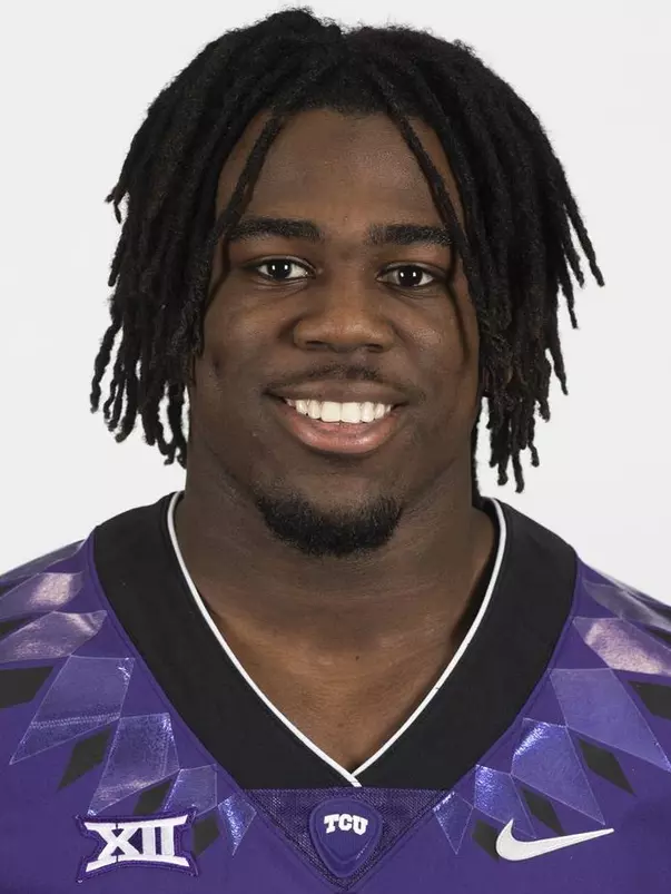 TCU Football Khari Coleman photographed in Fort Worth, Texas on February 13, 2020. (Photo/Sharon Ellman)